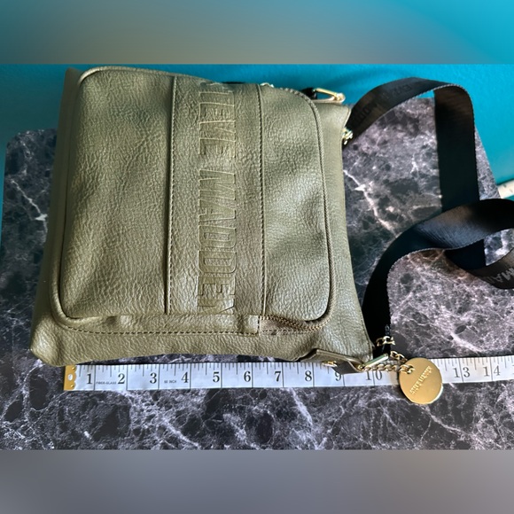 Steve Madden BNeo Logo Crossbody Bag Olive Green - Picture 6 of 10